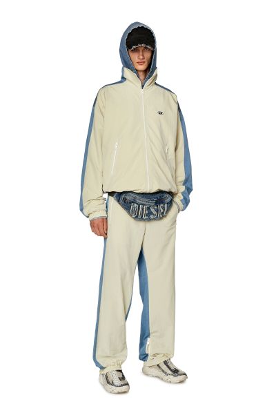 Uomo Pantaloni E Shorts P-Bright Diesel Blu/Bianco