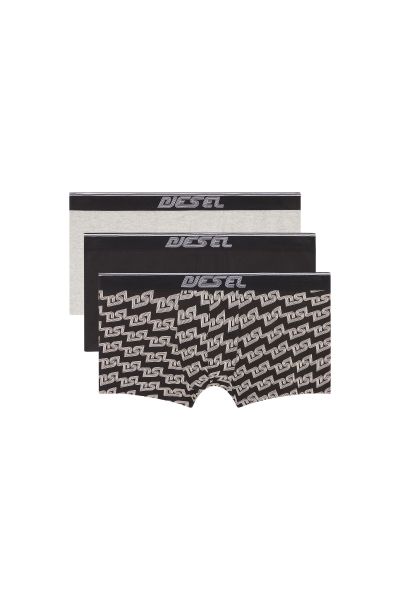 Diesel Uomo Nero/Grigio Umbx-Damienthreepack Underwear