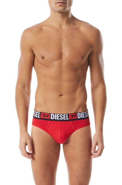 Diesel Nero/Grigio Umbr-Andrethreepack Underwear Uomo