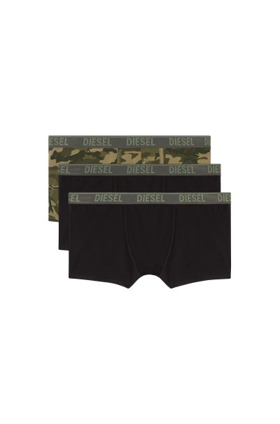 Uomo Umbx-Damienthreepack Underwear Diesel Nero/Verde