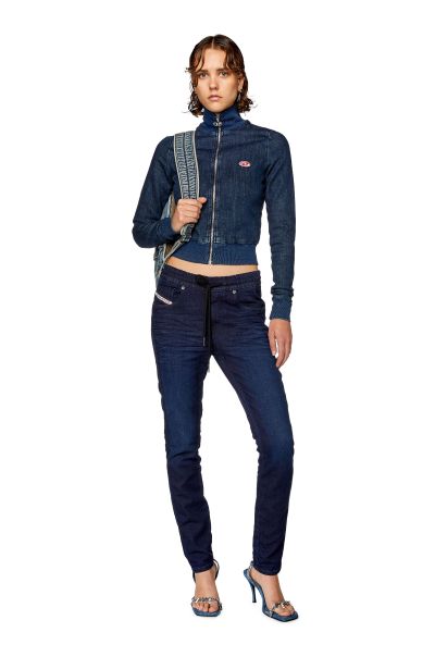 Donna Diesel Skinny D-Tail 068Fi Blu Scuro Jeans