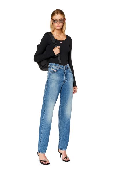 Diesel Blu Medio Donna Jeans Straight Jeans 1956 D-Tulip 007P9