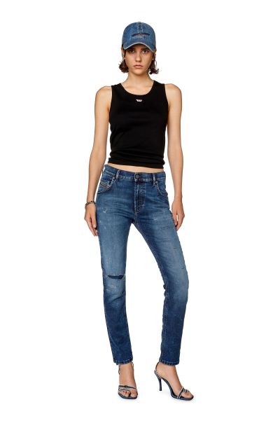 Donna Diesel Jeans Blu Scuro Boyfriend 2031 D-Krailey Joggjeans® E9H11
