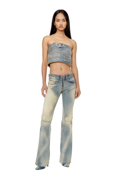 Blu Chiaro Bootcut And Flare Jeans Belthy 0Enaf Donna Jeans Diesel